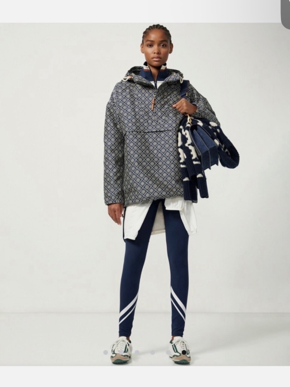 Tory Burch MONOGRAM JACQUARD ANORAK